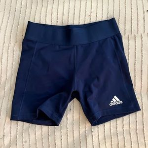 Adidas blue bike shorts